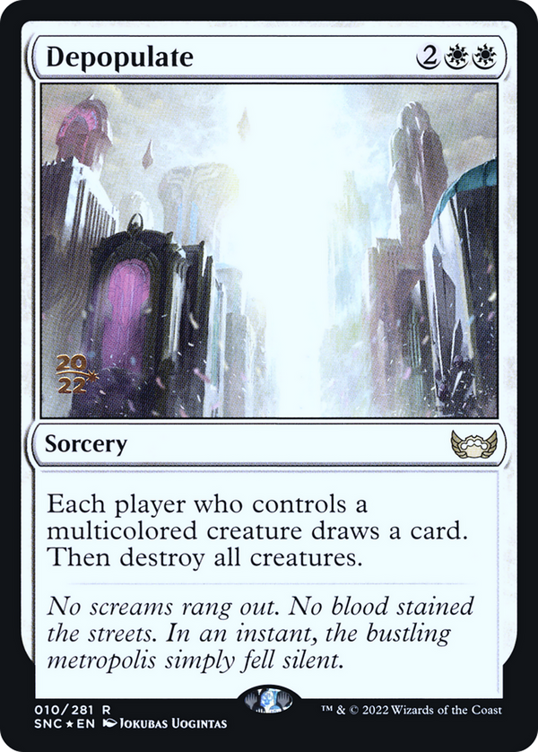 Depopulate (PRE-010) - Streets of New Capenna Promos Foil
