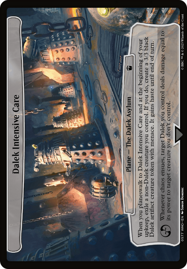 Dalek Intensive Care (WHO-577) - Doctor Who