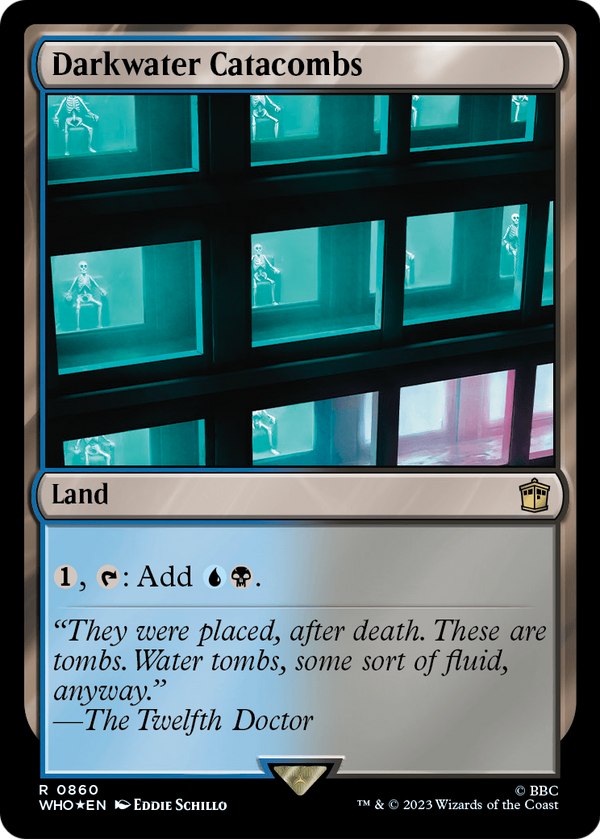 Darkwater Catacombs (Surge Foil) (WHO-860) - Doctor Who Foil