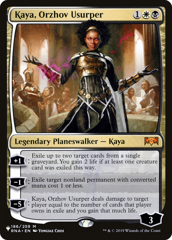 Kaya, Orzhov Usurper (LIST-RNA-186) - The List