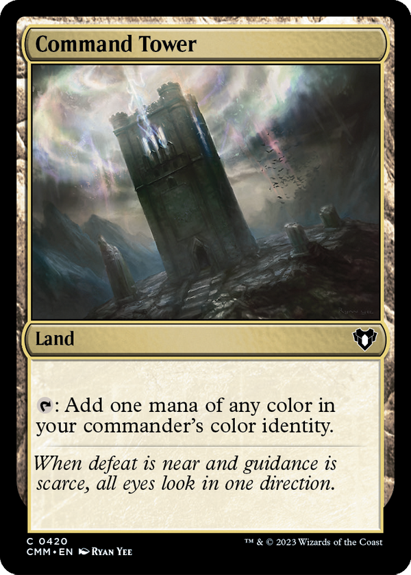 Command Tower (CMM-420) - Commander Masters Foil