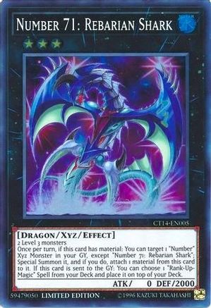 Number 71: Rebarian Shark (CT14-EN005) - 2017 Mega-Tins Limited