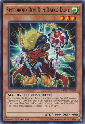 Speedroid Den-Den Daiko Duke (MP17-EN004) - 2017 Mega-Tins Mega Pack 1st Edition