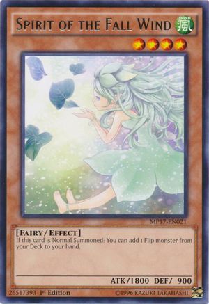 Spirit of the Fall Wind (MP17-EN021) - 2017 Mega-Tins Mega Pack 1st Edition