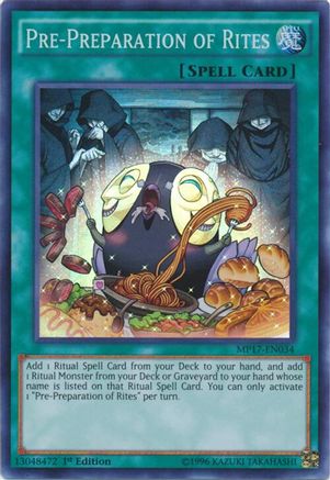 Pre-Preparation of Rites (MP17-EN034) - 2017 Mega-Tins Mega Pack 1st Edition