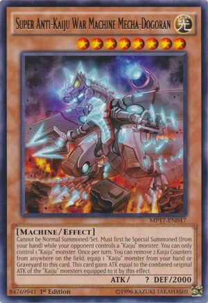 Super Anti-Kaiju War Machine Mecha-Dogoran (MP17-EN047) - 2017 Mega-Tins Mega Pack 1st Edition