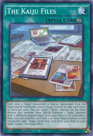 The Kaiju Files (MP17-EN048) - 2017 Mega-Tins Mega Pack 1st Edition