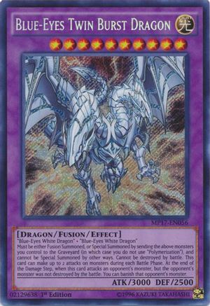 Blue-Eyes Twin Burst Dragon (MP17-EN056) - 2017 Mega-Tins Mega Pack 1st Edition