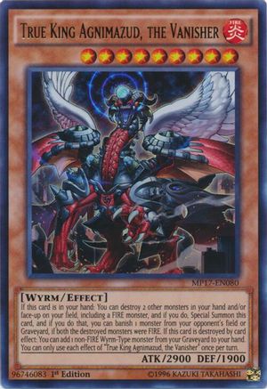 True King Agnimazud, the Vanisher (MP17-EN080) - 2017 Mega-Tins Mega Pack 1st Edition