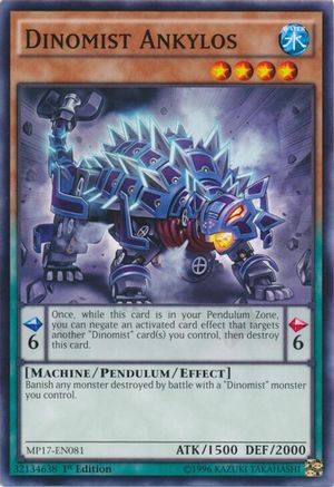 Dinomist Ankylos (MP17-EN081) - 2017 Mega-Tins Mega Pack 1st Edition