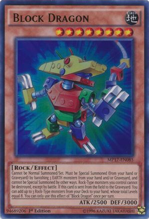 Block Dragon (MP17-EN085) - 2017 Mega-Tins Mega Pack 1st Edition