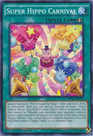 Super Hippo Carnival (MP17-EN097) - 2017 Mega-Tins Mega Pack 1st Edition