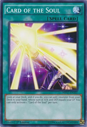 Card of the Soul (MP17-EN107) - 2017 Mega-Tins Mega Pack 1st Edition