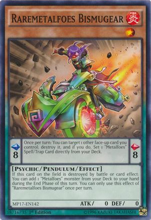 Raremetalfoes Bismugear (MP17-EN142) - 2017 Mega-Tins Mega Pack 1st Edition