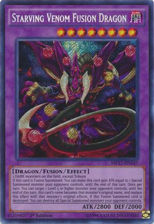 Starving Venom Fusion Dragon (MP17-EN147) - 2017 Mega-Tins Mega Pack 1st Edition