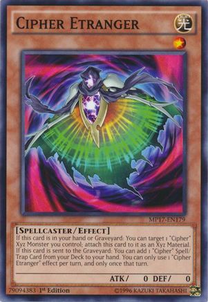Cipher Etranger (MP17-EN179) - 2017 Mega-Tins Mega Pack 1st Edition