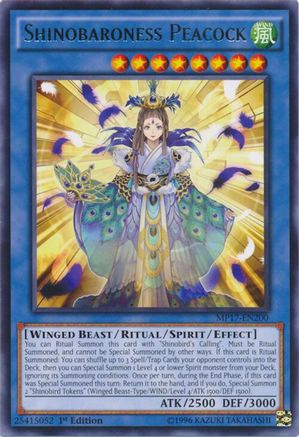 Shinobaroness Peacock (MP17-EN200) - 2017 Mega-Tins Mega Pack 1st Edition