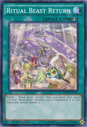 Ritual Beast Return (MP17-EN217) - 2017 Mega-Tins Mega Pack 1st Edition