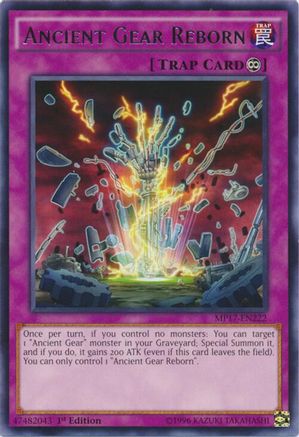 Ancient Gear Reborn (MP17-EN222) - 2017 Mega-Tins Mega Pack 1st Edition