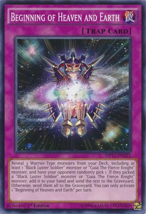 Beginning of Heaven and Earth (MP17-EN225) - 2017 Mega-Tins Mega Pack 1st Edition