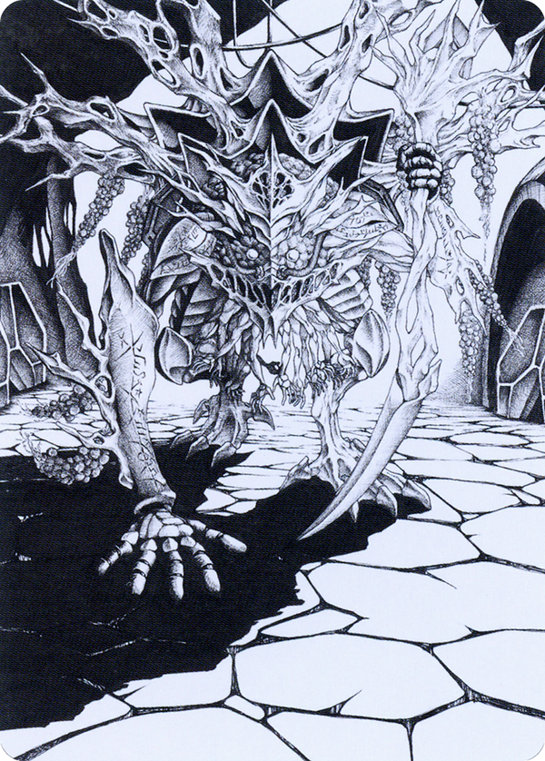 Thrun, Breaker of Silence // Thrun, Breaker of Silence (AONE-076) - Phyrexia: All Will Be One Art Series (Borderless)