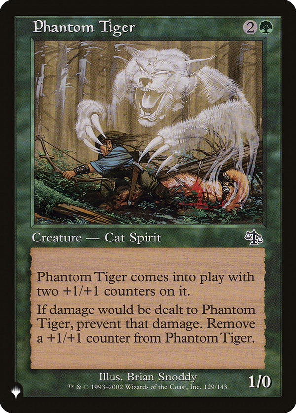 Phantom Tiger (LIST-JUD-129) - The List