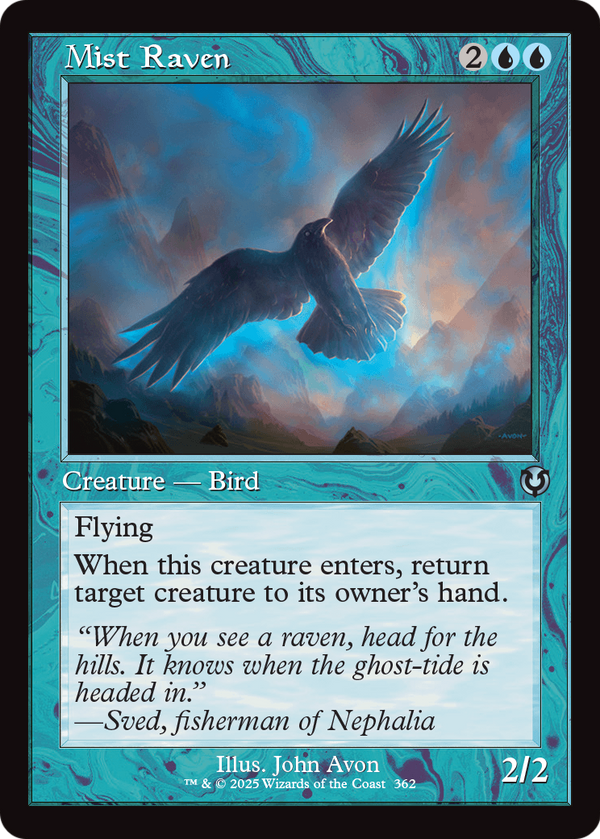 Mist Raven (Retro Frame) (INR-362) - Innistrad Remastered