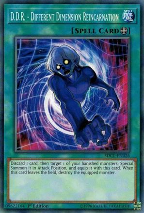 D.D.R. - Different Dimension Reincarnation (SDCL-EN026) - Structure Deck: Cyberse Link 1st Edition
