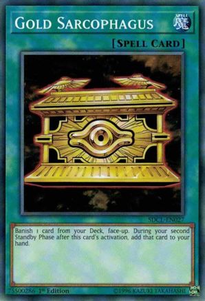 Gold Sarcophagus (SDCL-EN027) - Structure Deck: Cyberse Link 1st Edition