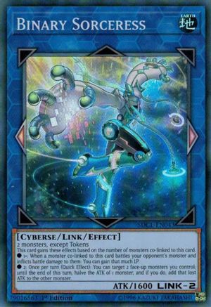 Binary Sorceress (SDCL-EN043) - Structure Deck: Cyberse Link 1st Edition