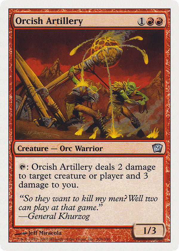 Orcish Artillery (9ED-206) - 9th Edition