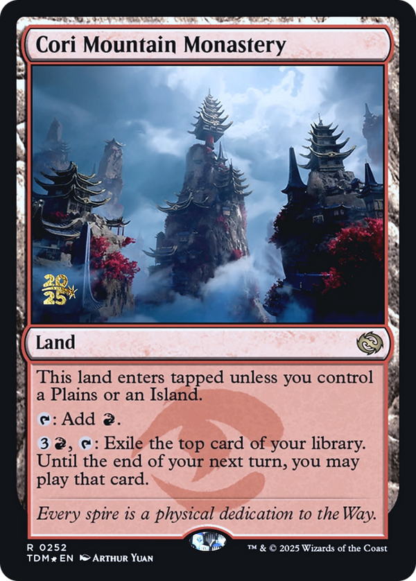 Cori Mountain Monastery (PRE-252) - Prerelease Cards Foil