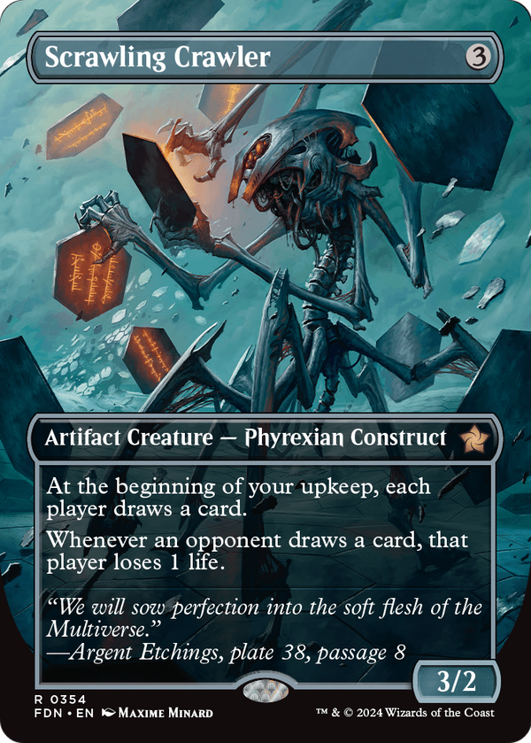 Scrawling Crawler (Borderless) (FDN-354) - Foundations Foil