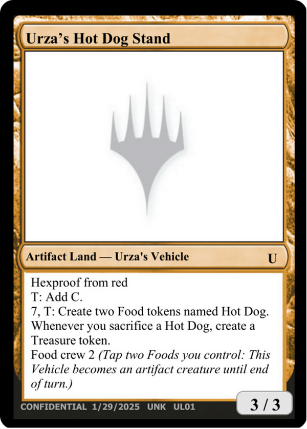 Urza's Hot Dog Stand (UNK-UL01B) - Unknown Event