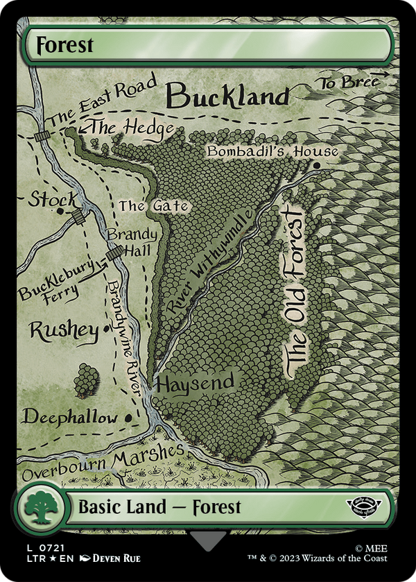 Forest (0721) (Surge Foil) (LTR-721) - The Lord of the Rings: Tales of Middle-earth Foil