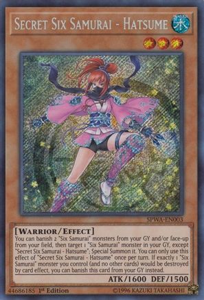 Secret Six Samurai - Hatsume (SPWA-EN003) - Spirit Warriors 1st Edition