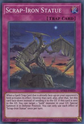 Scrap-Iron Statue (SPWA-EN059) - Spirit Warriors 1st Edition
