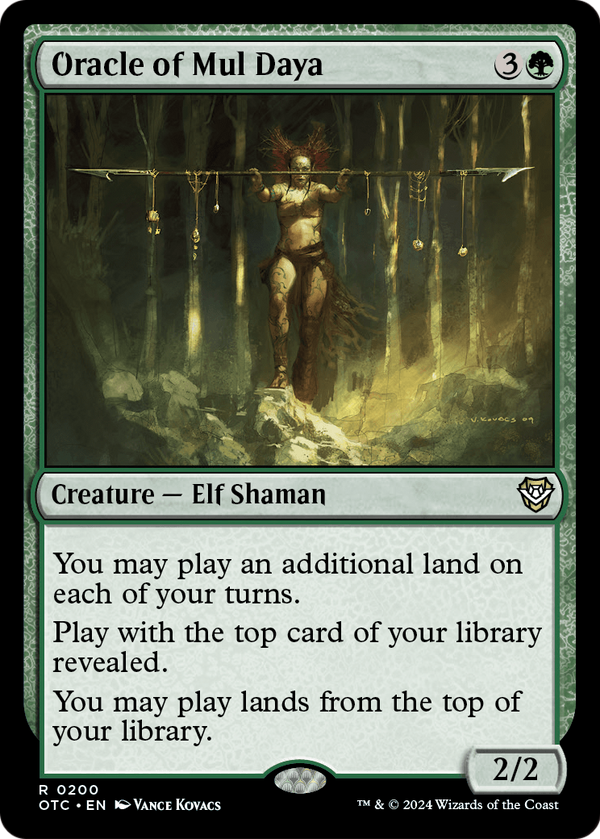 Oracle of Mul Daya (OTC-200) - Outlaws of Thunder Junction Commander