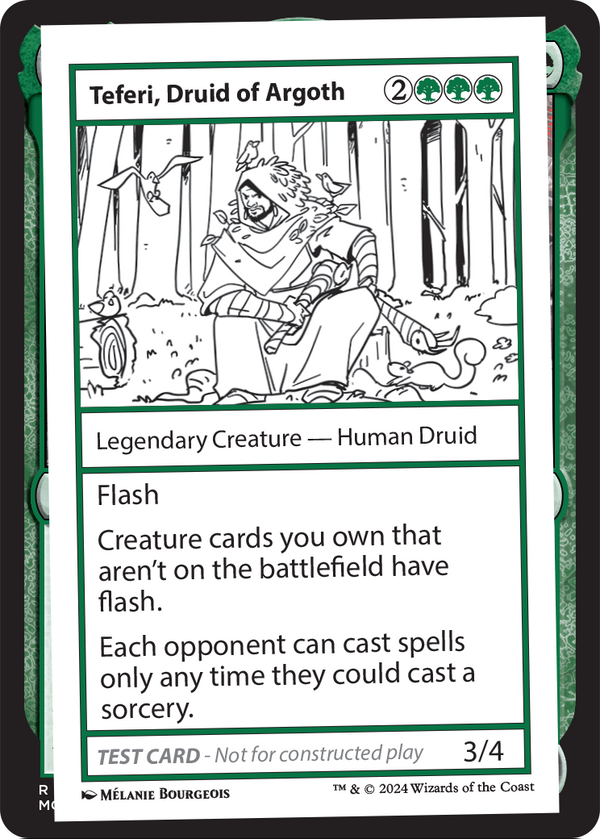 Teferi, Druid of Argoth (MB2PC-) - Mystery Booster 2