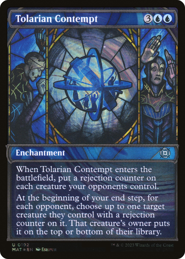 Tolarian Contempt (Halo Foil) (MAT-192) - March of the Machine: The Aftermath: (Showcase) Foil