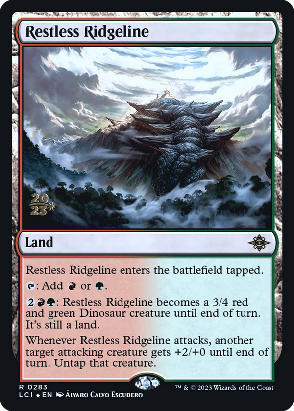 Restless Ridgeline (PRE-283) - The Lost Caverns of Ixalan Promos Foil