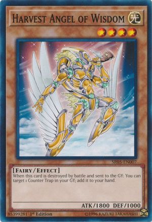 Harvest Angel of Wisdom (SR05-EN007) - Structure Deck: Wave of Light 1st Edition