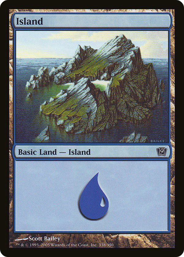 Island (338) (9ED-338) - 9th Edition
