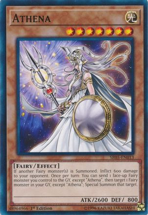 Athena (SR05-EN013) - Structure Deck: Wave of Light 1st Edition