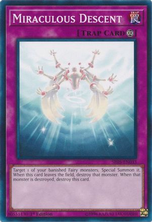 Miraculous Descent (SR05-EN033) - Structure Deck: Wave of Light 1st Edition