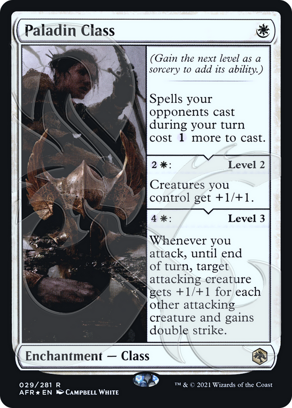 Paladin Class (AFR&-029) - Adventures in the Forgotten Realms Promos Foil