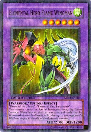 Elemental HERO Flame Wingman (MF03-EN006) - Mattel Action Figure Promos: Series 3 Limited