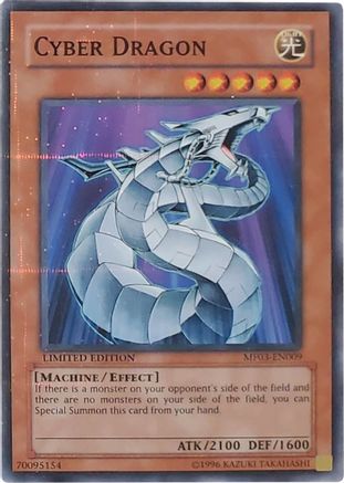 Cyber Dragon (MF03-EN009) - Mattel Action Figure Promos: Series 3 Limited