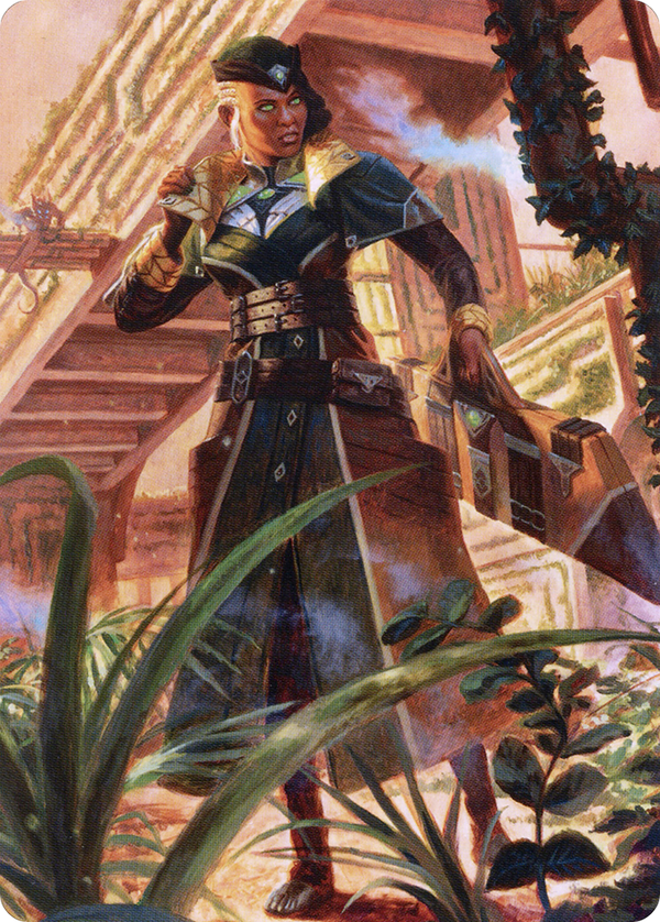 Vivien on the Hunt // Vivien on the Hunt (ASNC-022) - New Capenna Art Series (Borderless)