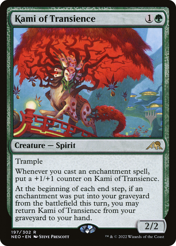 Kami of Transience (PPNEO-197) - Kamigawa: Neon Dynasty Promos Foil